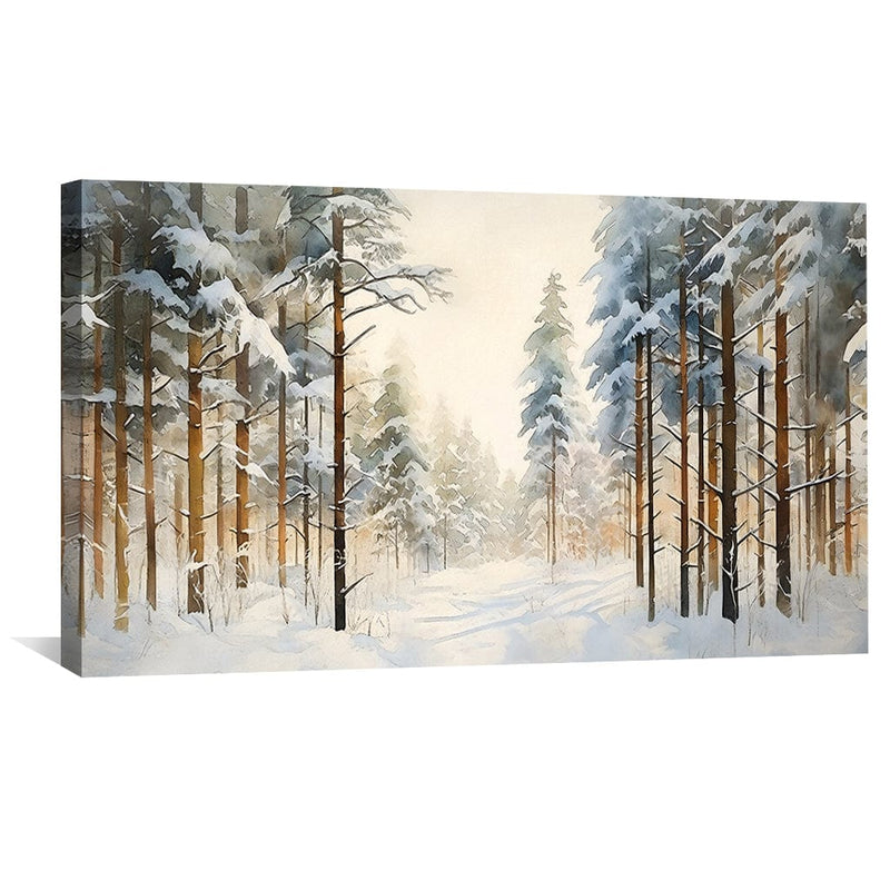 Snowfall Serenity Canvas