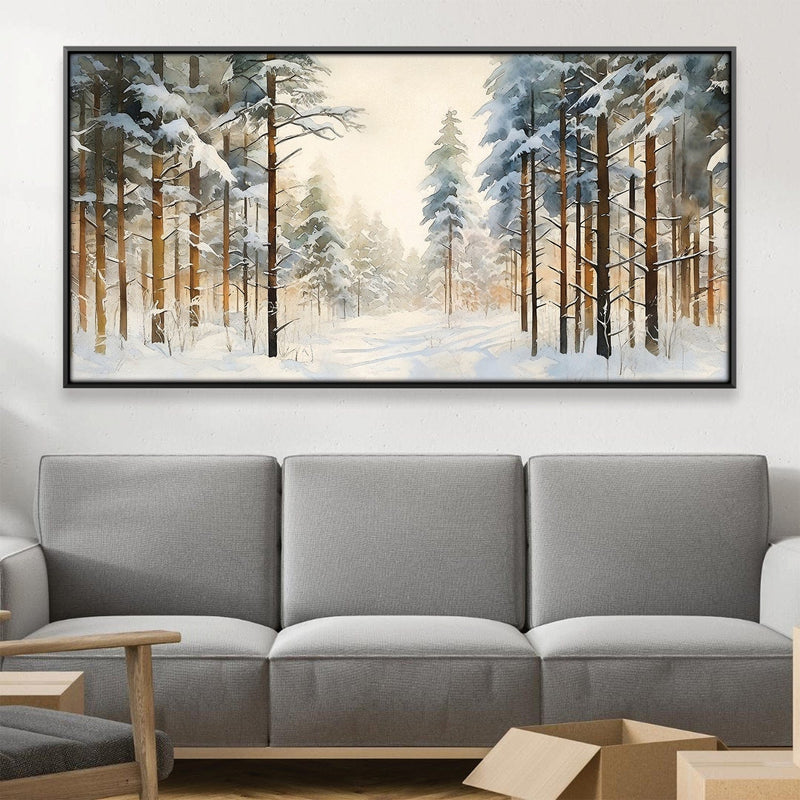 Snowfall Serenity Canvas