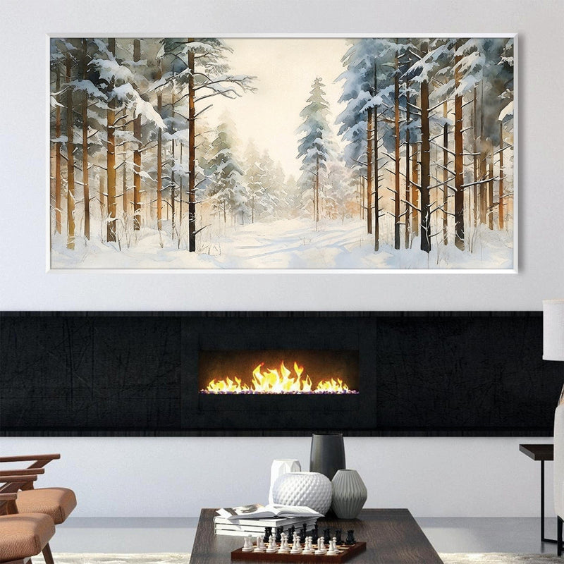 Snowfall Serenity Canvas