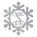 Snow Flake Swirl Monogram