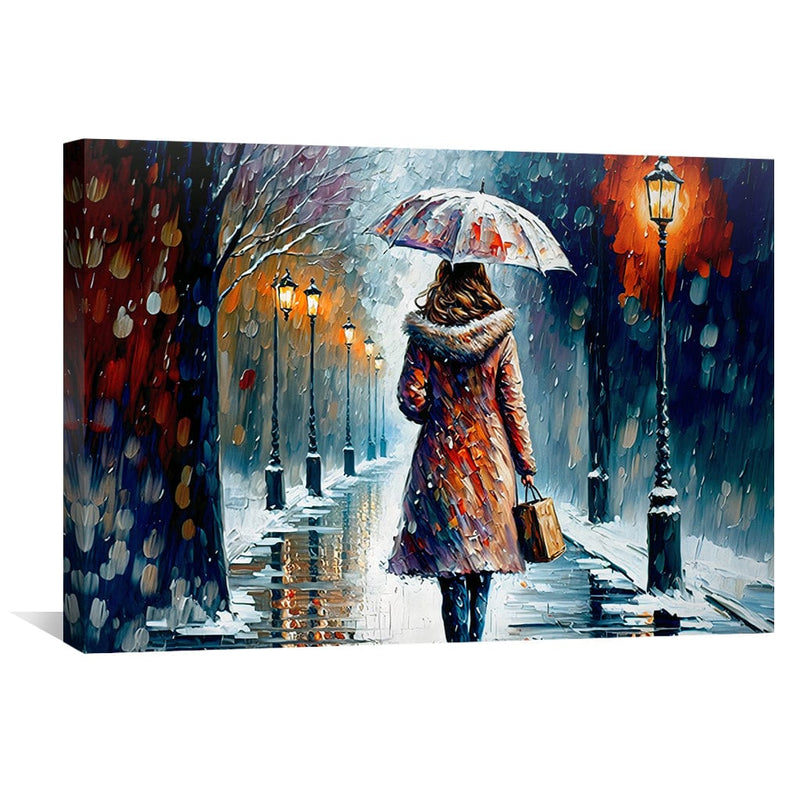 Snowy Beauty Canvas