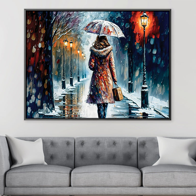 Snowy Beauty Canvas