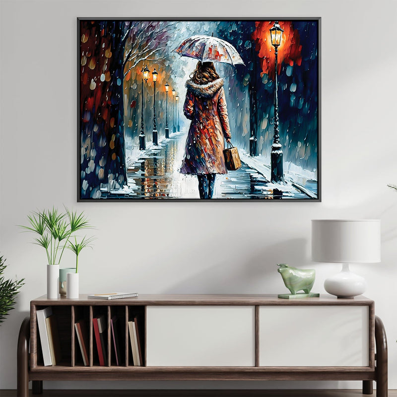 Snowy Beauty Canvas