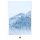 Snowy Mountain Canvas