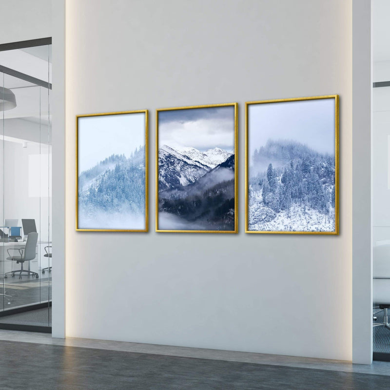 Snowy Mountain Canvas