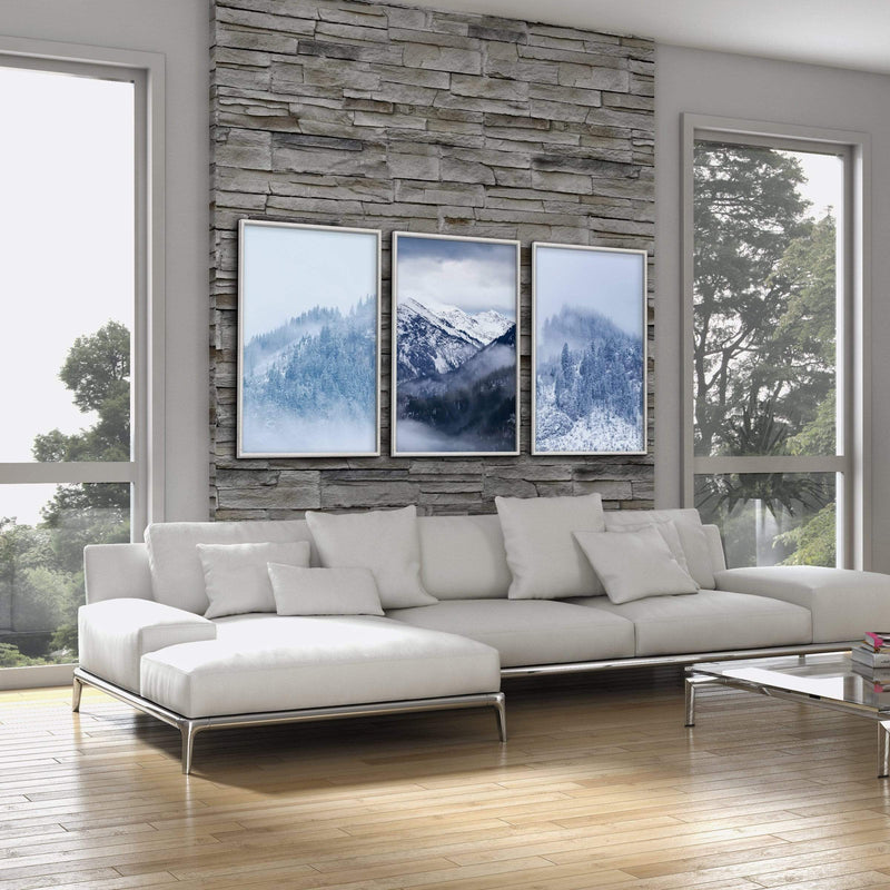 Snowy Mountain Canvas