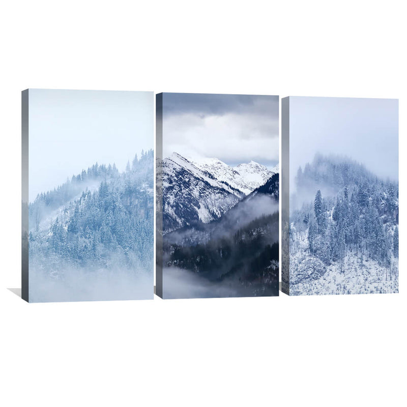 Snowy Mountain Canvas