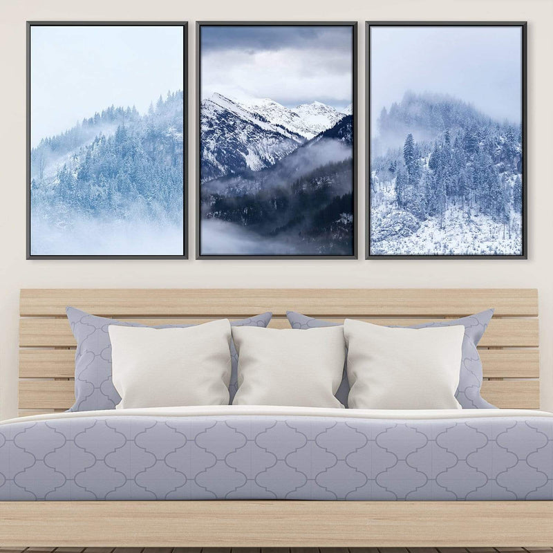 Snowy Mountain Canvas