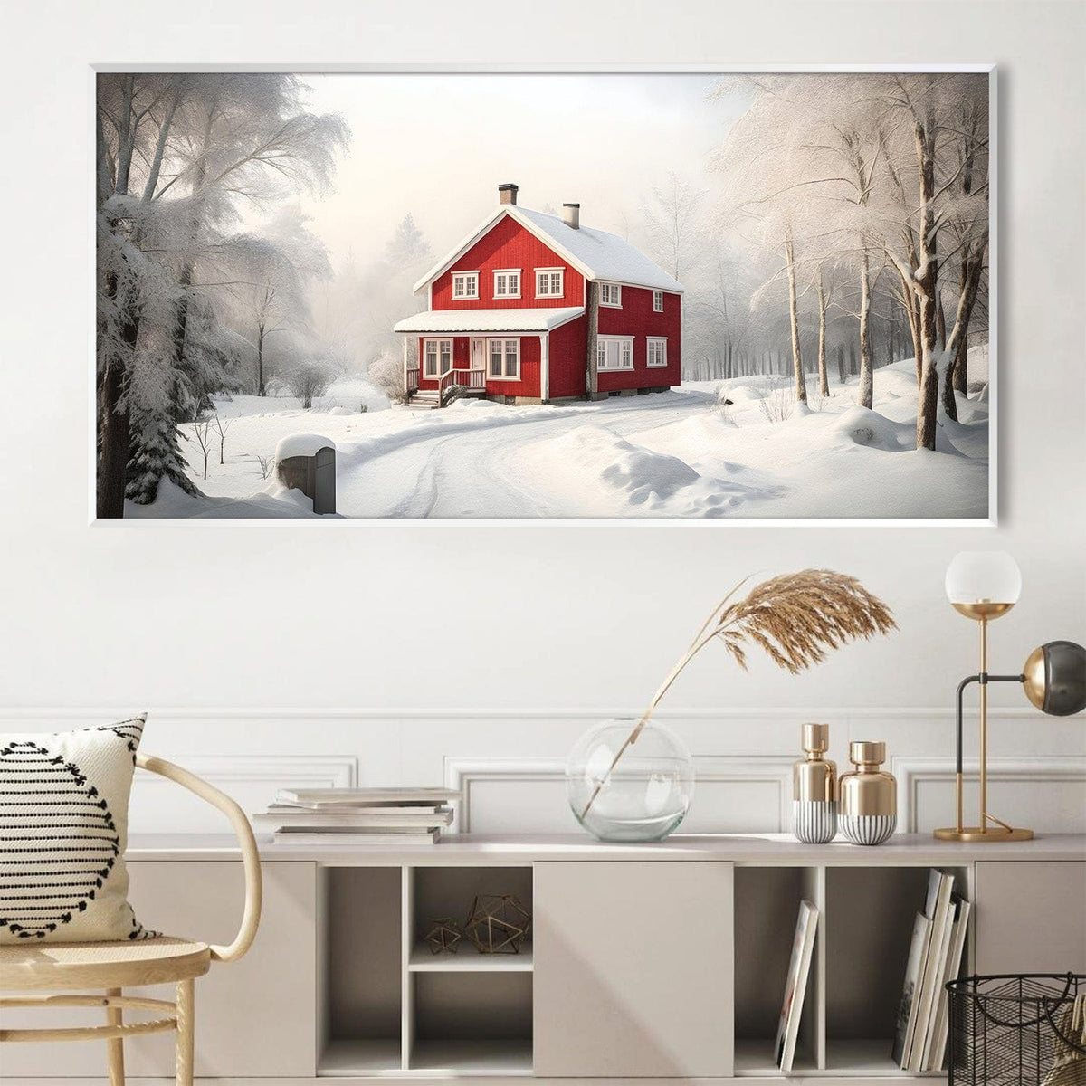 Snowy Ranch Canvas, photo 3 of 8