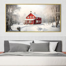 Snowy Ranch Canvas