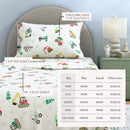 Turkish Cotton Christmas Flannel Sheet - Whittaker Collection by Great Bay Home