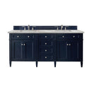 James Martin Brittany 72" Double Bathroom Vanity, Victory Blue