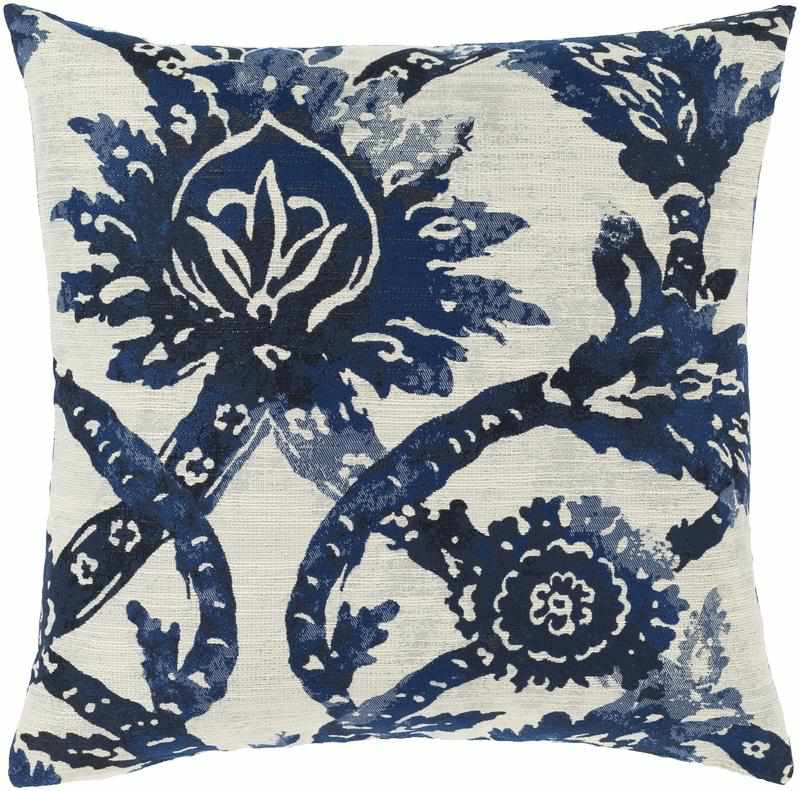 Duur Bright Blue Pillow Cover