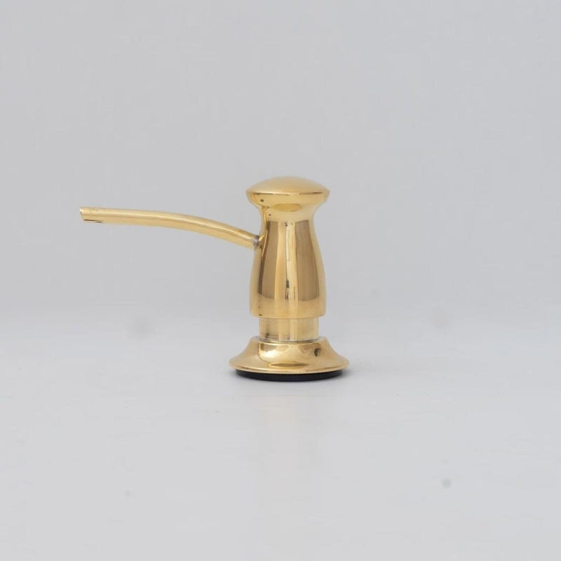 Soap Dispenser, Unlacquered Brass, Kitchen Sink Soap Dispenser