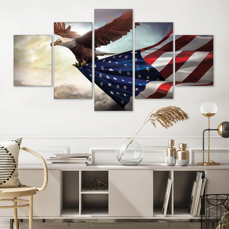 Soaring Eagle Canvas - 5 Panel