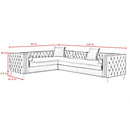 Giovanni Velvet Corner Sectional Sofa