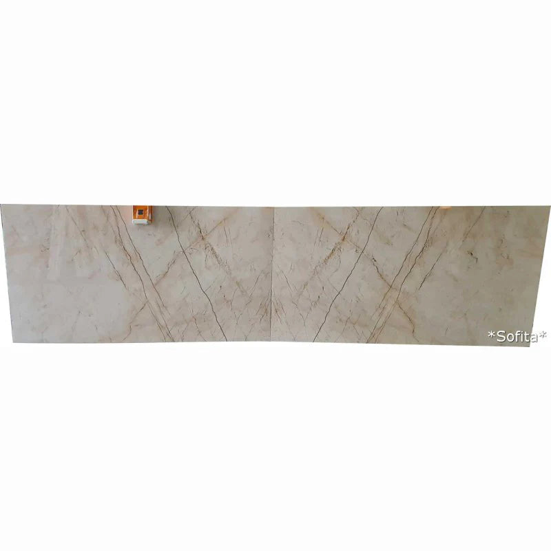 Sofita Beige Bookmatching Polished Marble Slab