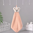 Soft cartoon bear microfiber hand towel 4 pack kitchen & bathroom by Decorbites