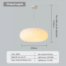 GobekUsa Cream Apple LED Pendant Light for Cozy Illumination in Home Décor