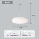 GobekUsa Cream Apple LED Pendant Light for Cozy Illumination in Home Décor
