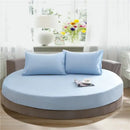 GobekUsa Cotton Round Bed Sheet Set with Elastic Band, Soft & Skin-Friendly Fitted Sheets