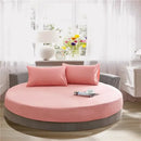 GobekUsa Cotton Round Bed Sheet Set with Elastic Band, Soft & Skin-Friendly Fitted Sheets