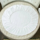 GobekUsa Cotton Round Bed Sheet Set with Elastic Band, Soft & Skin-Friendly Fitted Sheets