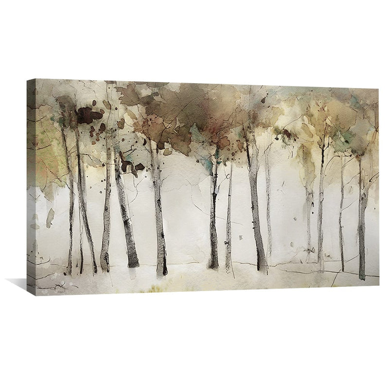 Soft Forest Canvas