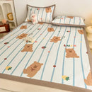 GobekUsa Antibacterial Pattern Mat Set | Skin-Friendly & Soft Mattress | Summer Air Conditioning