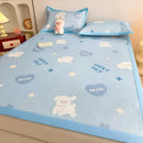 GobekUsa Antibacterial Pattern Mat Set | Skin-Friendly & Soft Mattress | Summer Air Conditioning