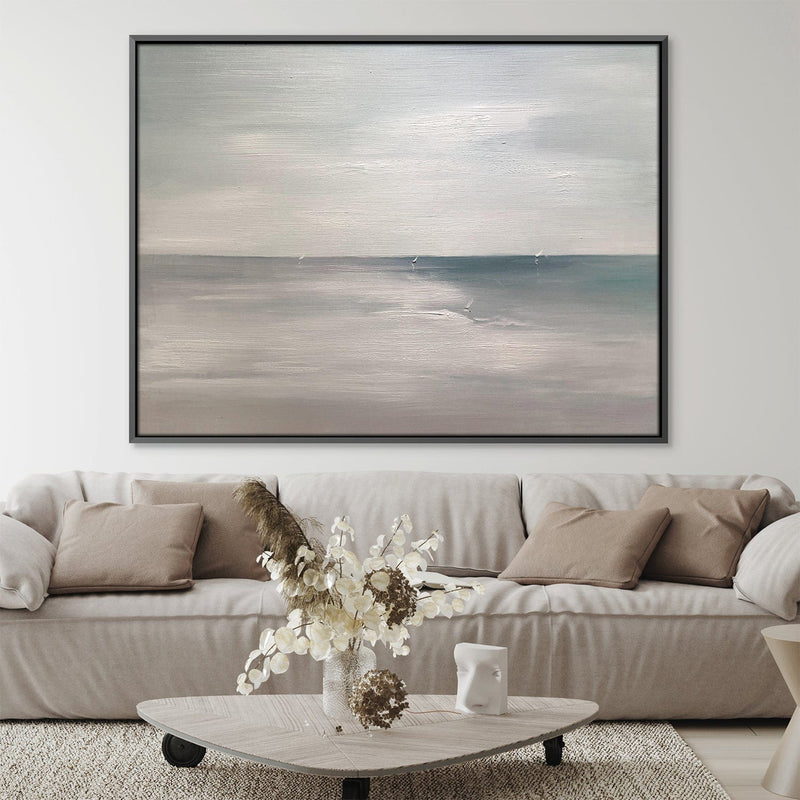 Soft Horizon Oil Painting