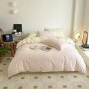 GobekUsa Cotton Queen Bedding Set: Duvet Cover, Sheets, Quilt Cover, Pillow Covers -Soft & Comfortable