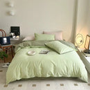 GobekUsa Cotton Queen Bedding Set: Duvet Cover, Sheets, Quilt Cover, Pillow Covers -Soft & Comfortable