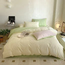 GobekUsa Cotton Queen Bedding Set: Duvet Cover, Sheets, Quilt Cover, Pillow Covers -Soft & Comfortable