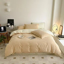 GobekUsa Cotton Queen Bedding Set: Duvet Cover, Sheets, Quilt Cover, Pillow Covers -Soft & Comfortable