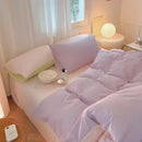 GobekUsa Cotton Queen Bedding Set: Duvet Cover, Sheets, Quilt Cover, Pillow Covers -Soft & Comfortable