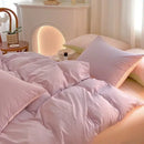 GobekUsa Cotton Queen Bedding Set: Duvet Cover, Sheets, Quilt Cover, Pillow Covers -Soft & Comfortable