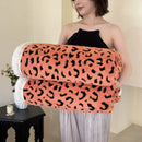 GobekUsa Leopard Print Double Layered Wool Blanket-Irresistibly Soft & Warm