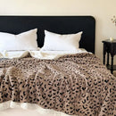 GobekUsa Leopard Print Double Layered Wool Blanket-Irresistibly Soft & Warm