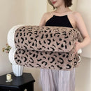 GobekUsa Leopard Print Double Layered Wool Blanket-Irresistibly Soft & Warm