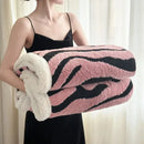 GobekUsa Leopard Print Double Layered Wool Blanket-Irresistibly Soft & Warm