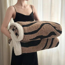 GobekUsa Leopard Print Double Layered Wool Blanket-Irresistibly Soft & Warm
