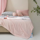 GobekUsa Cooling Quilt: Soft, Comfortable Queen Blanket for Summer Heat, Unique Cold Fiber Technology