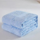 GobekUsa Cotton Jacquard Towel Blanket for Adult Summer Air Conditioning, Sofa Cover
