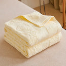 GobekUsa Cotton Jacquard Towel Blanket for Adult Summer Air Conditioning, Sofa Cover