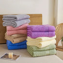 GobekUsa Cotton Jacquard Towel Blanket for Adult Summer Air Conditioning, Sofa Cover