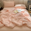 GobekUsa Cooling Wrinkled Yarn Summer Blanket - Breathable & Thin Comforter