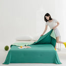 GobekUsa Cool Fibre Summer Quilt: Soft, Breathable & Machine Washable Light Blanket