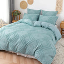 GobekUsa Soft Tufted Microfiber Duvet Cover Set