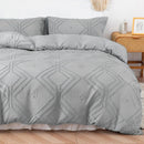 GobekUsa Soft Tufted Microfiber Duvet Cover Set